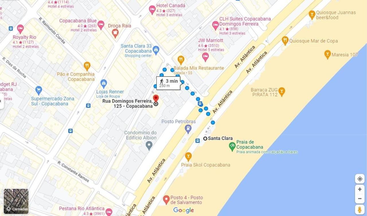 M30 - Quadra da Praia Copacabana - Formidável Studio Río de Janeiro Exterior foto